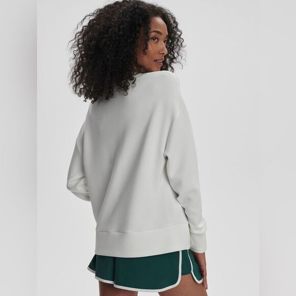 NWT VARLEY Logo Court Club Crewneck Sweatshirt - Picture 8 of 14